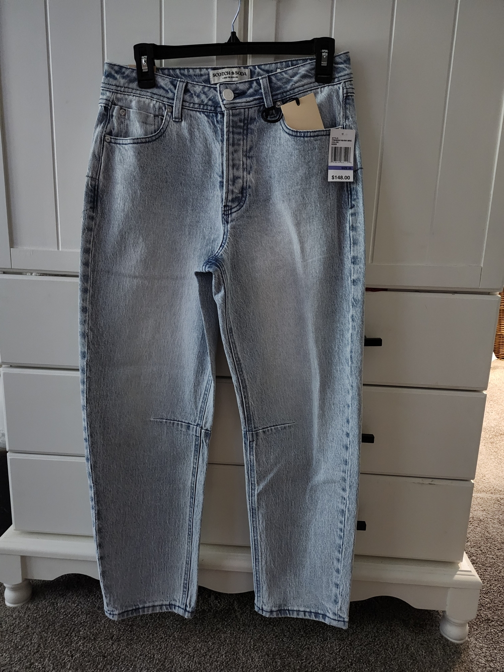 Scotch & Soda Light Blue Boyfriend Jeans Sz 2 BNWT